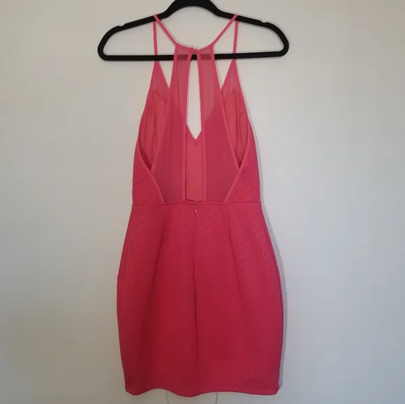 ASTR Pink Cocktail Dress Size Medium - Picture 5 of 9
